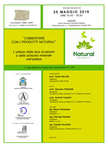 Brebey presente al seminario “Coibentare con i prodotti naturali”