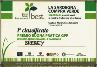 Brebey 1° Classificato al Green Public Procurement